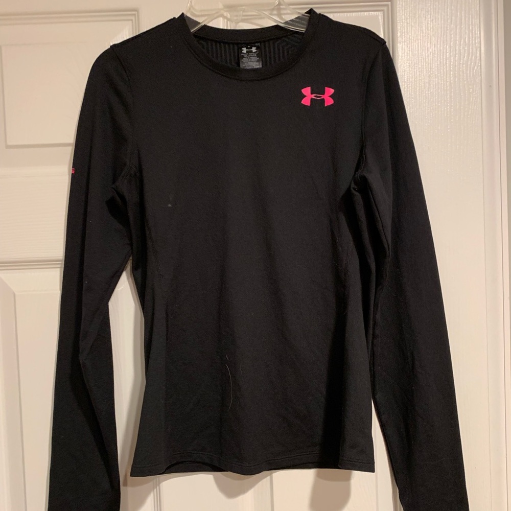 Youth under armor black long sleeve